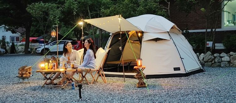 우니메이카 가평점 — 경기 가평의 오토캠핑 전경